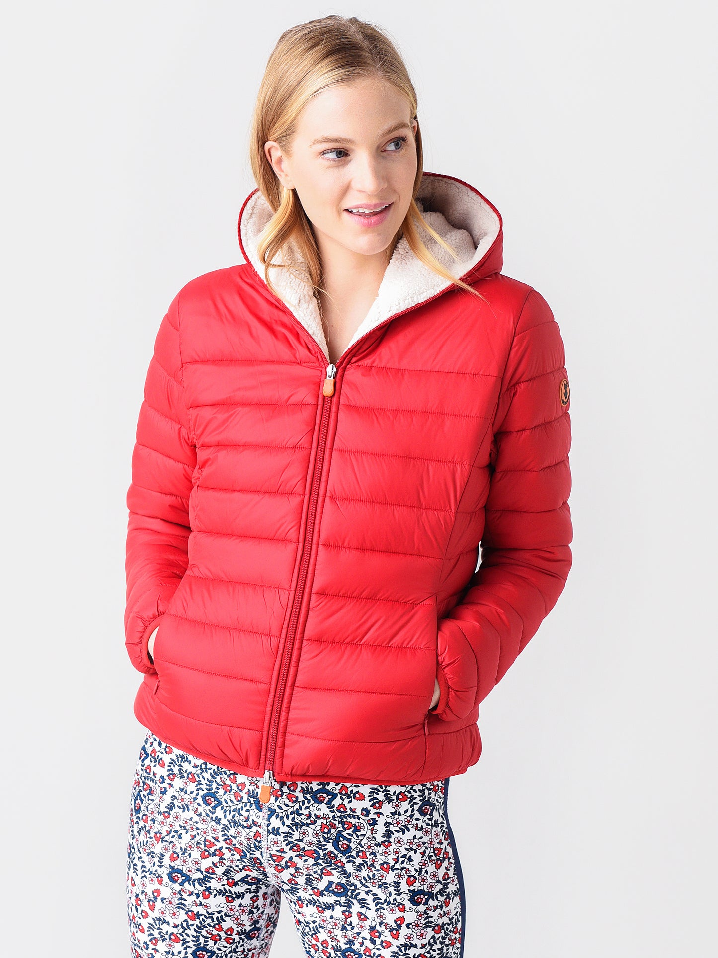 Save The Duck Women's Gwen Hooded Jacket - Saint Bernard