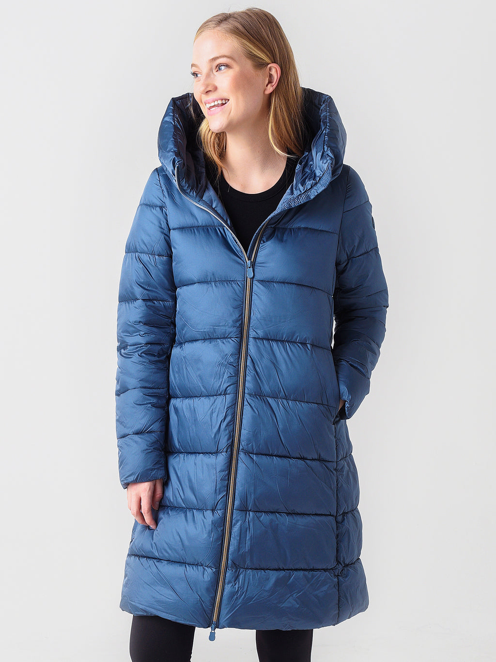 Save The Duck Women's Lysa Long Coat - Saint Bernard