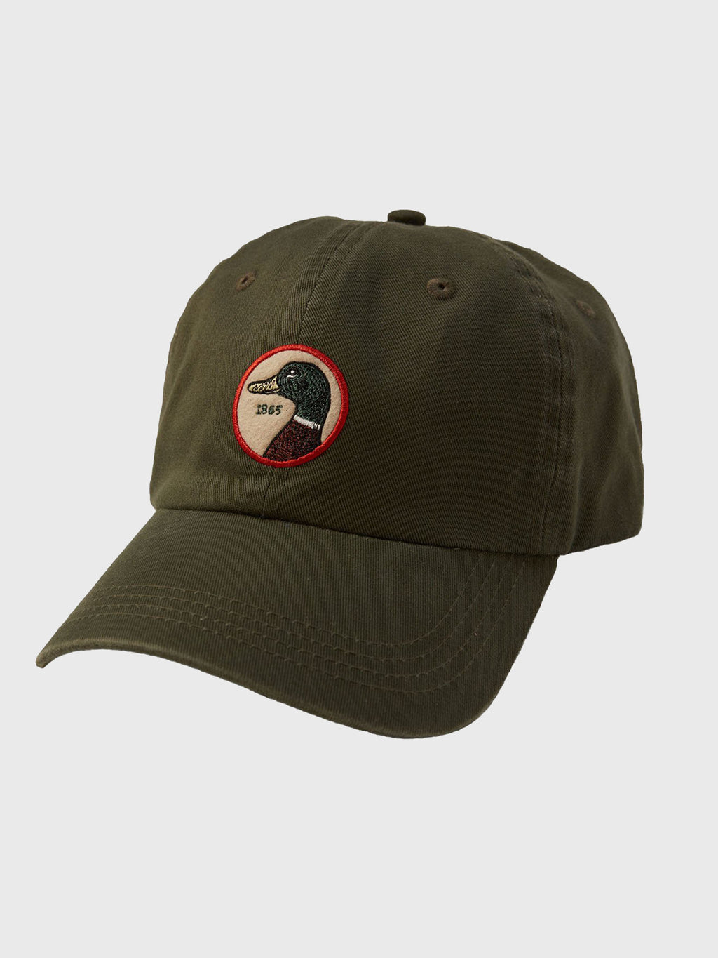 Duck Head Men's Circle Patch Twill Hat - Saint Bernard