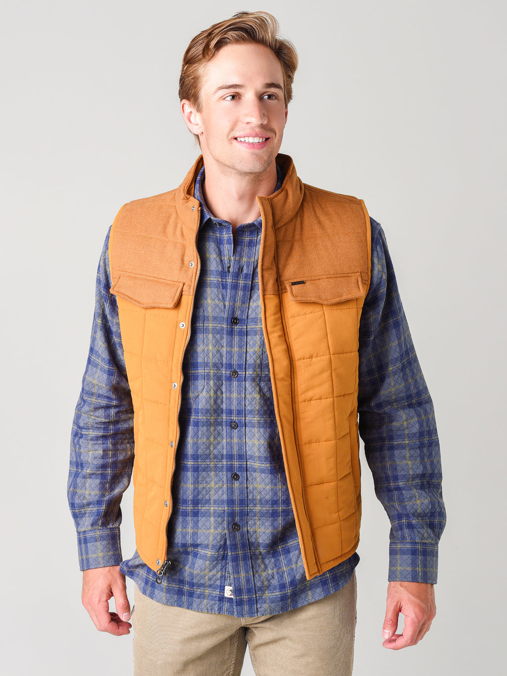 Duck Head Men's Overland Quilted Vest - Saint Bernard