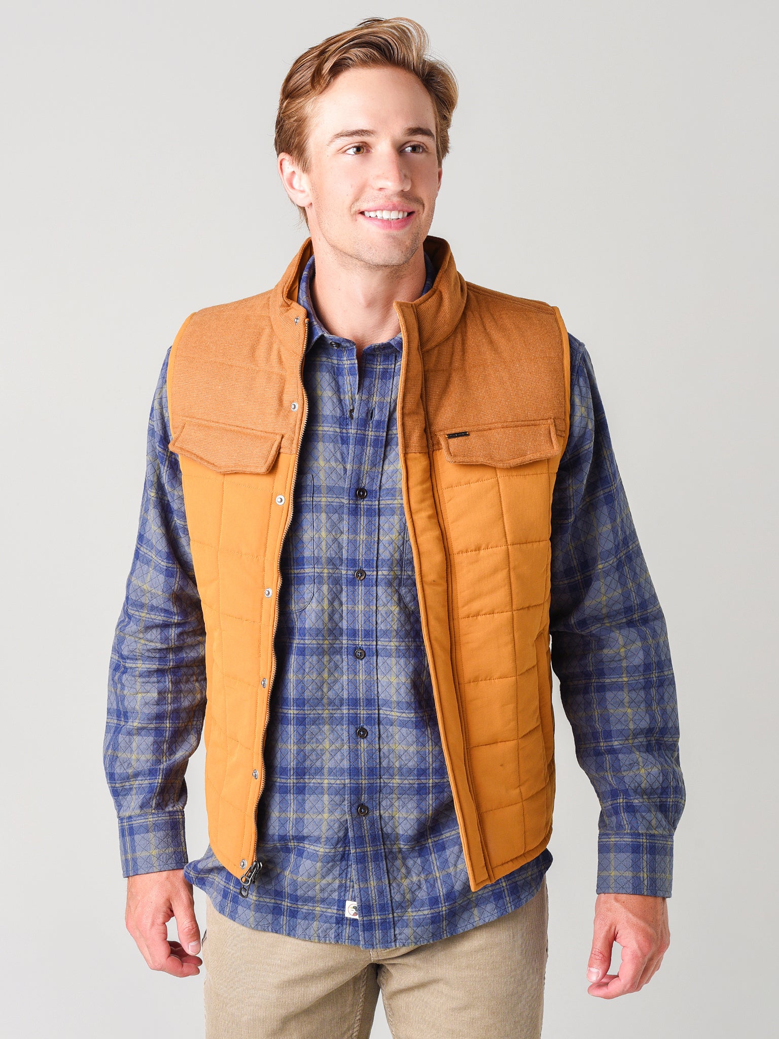 Duck Head Men's Overland Quilted Vest - Saint Bernard