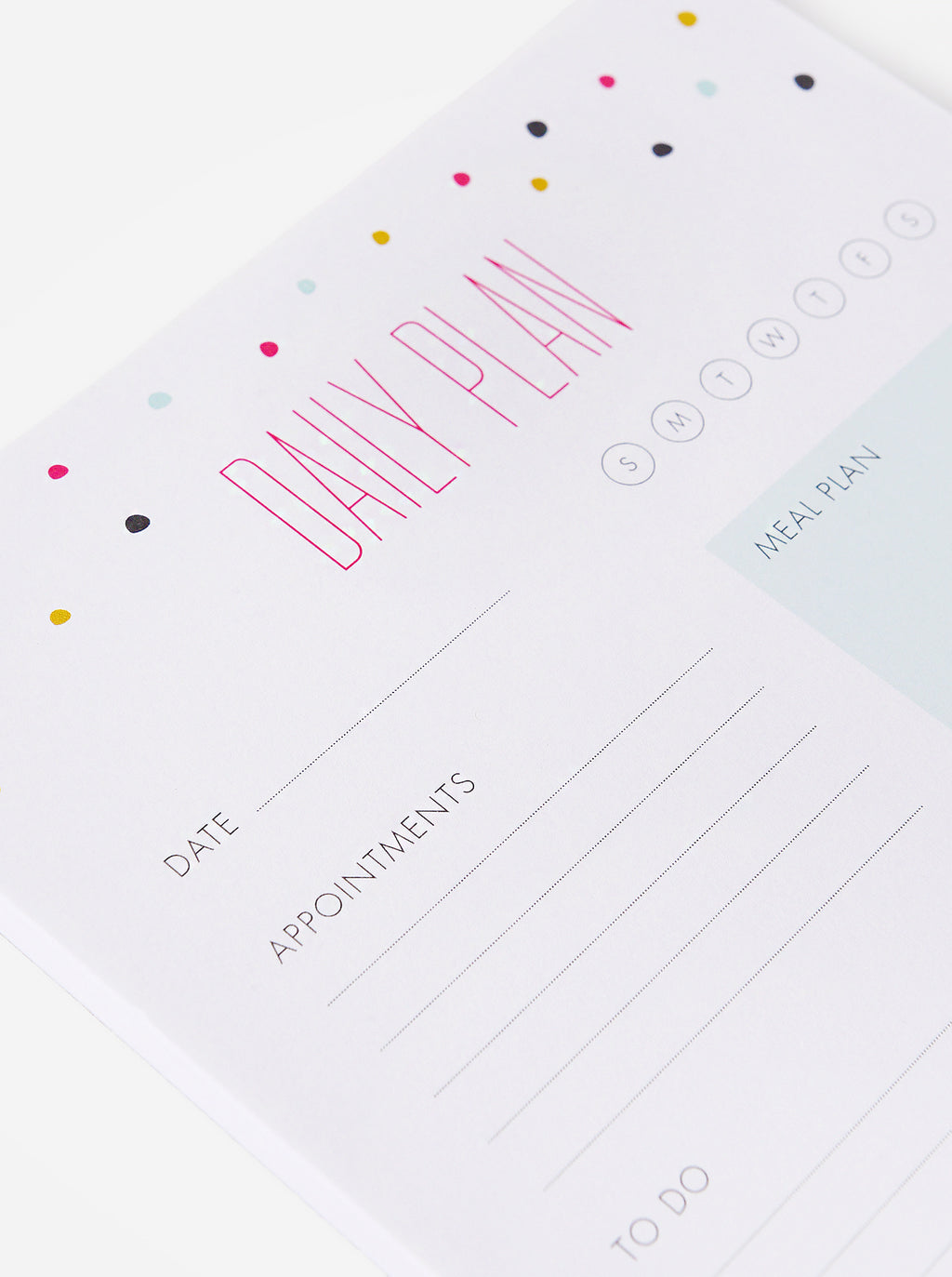 Graphic Anthology Daily Plan Note Pad - Saint Bernard