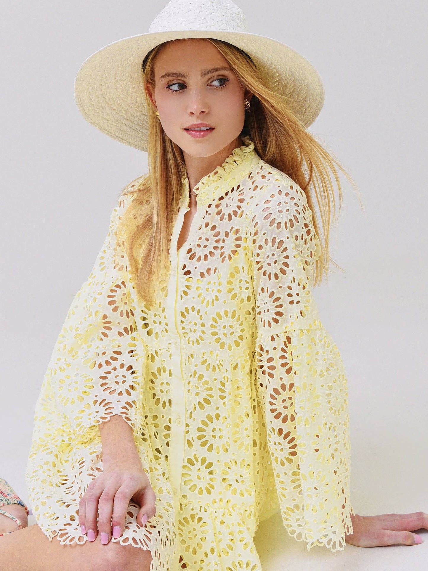 Charina Sarte Women's Dandelion Mini Dress - Saint Bernard