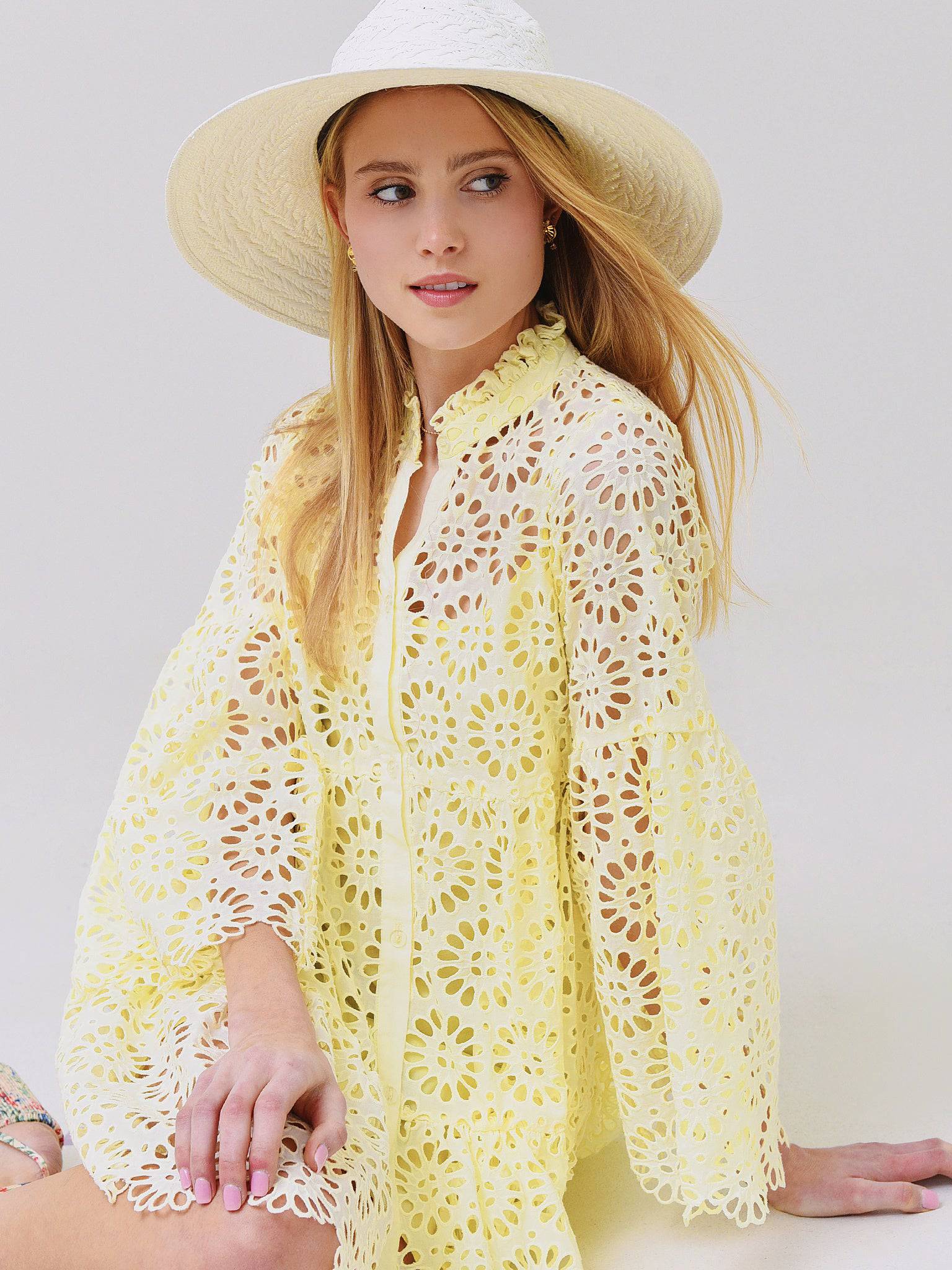 Charina Sarte Women's Dandelion Mini Dress - Saint Bernard