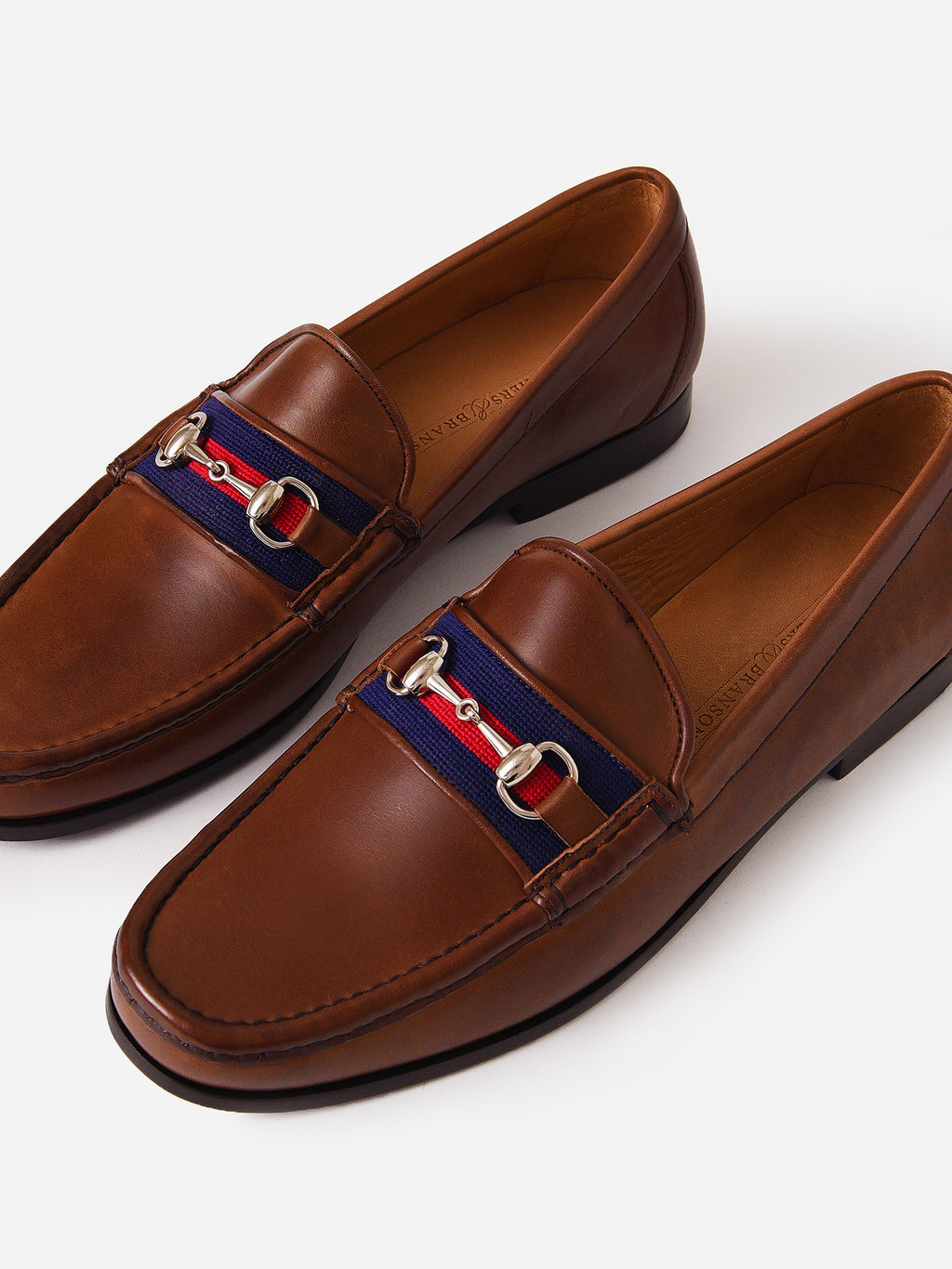 Smathers & Branson Men's Downing Bit Needlepoint Loafer - Saint Bernard