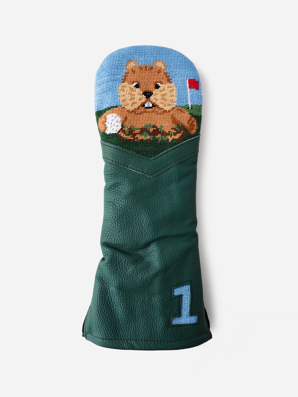 Smathers & Branson Gopher Needlepoint Golf Headcover - Saint Bernard