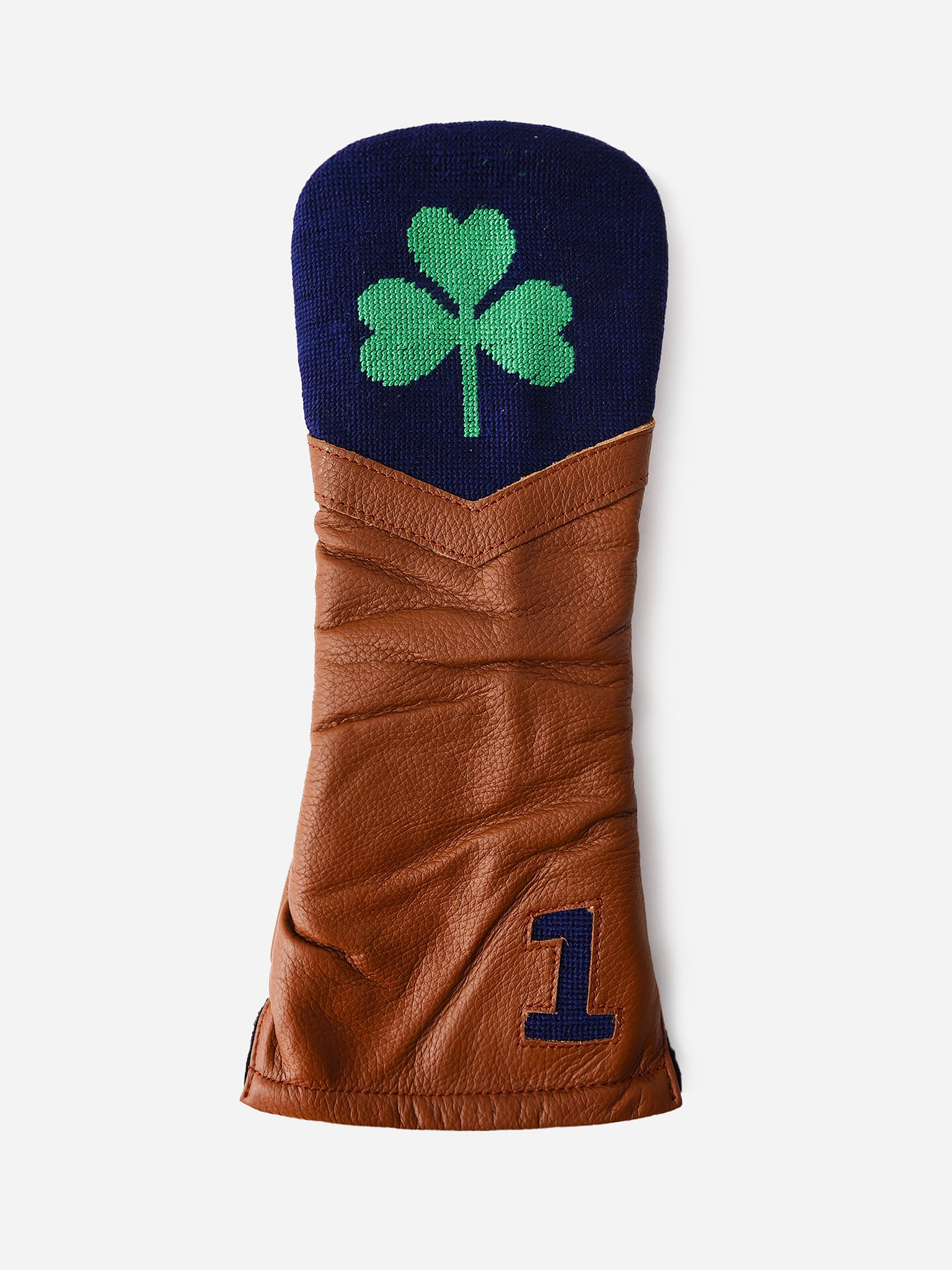 Smathers + Branson Shamrock Needlepoint Driver Headcover - Saint Bernard
