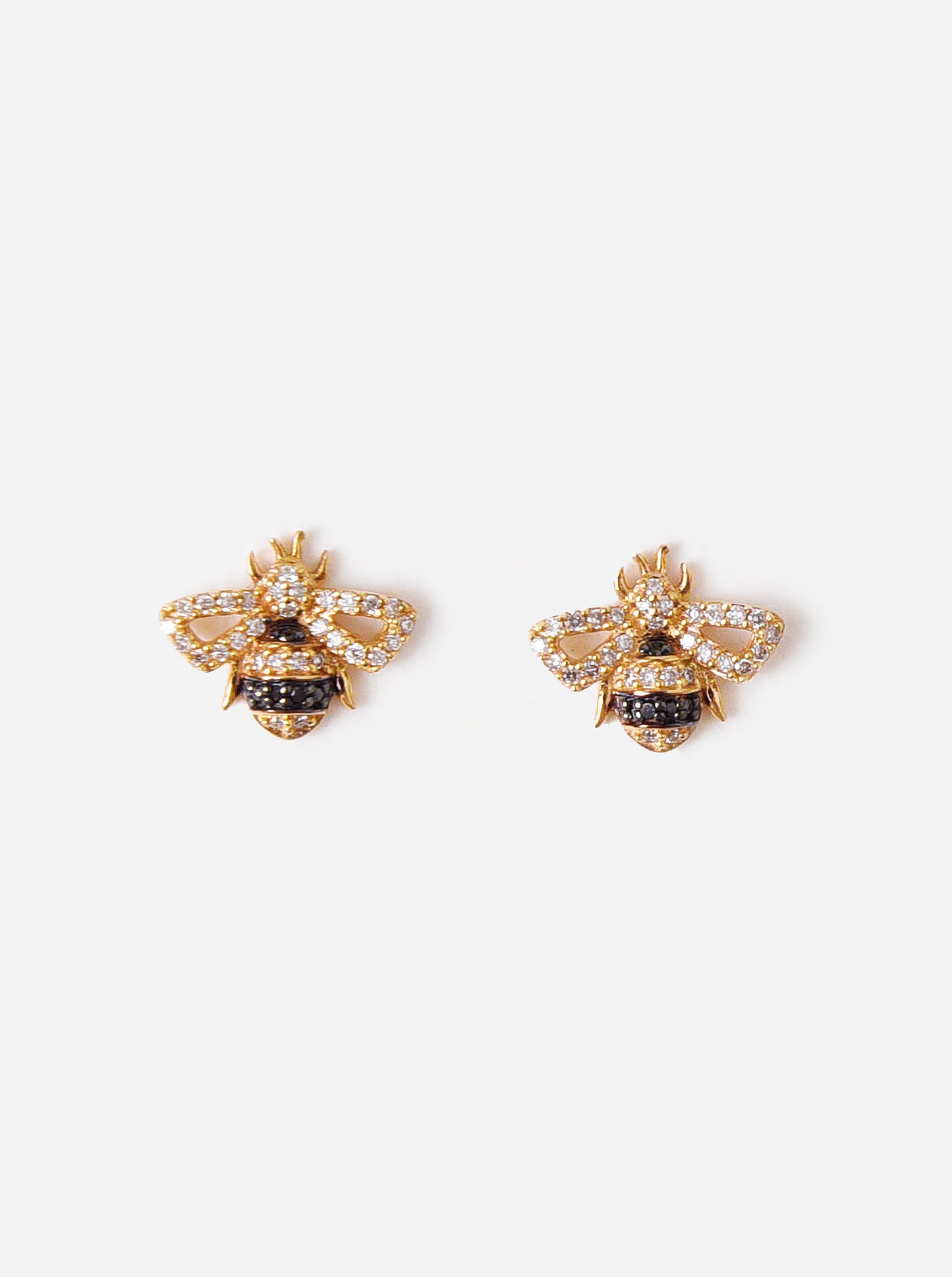 S. Bell Women's Diamond Bee Stud Earrings