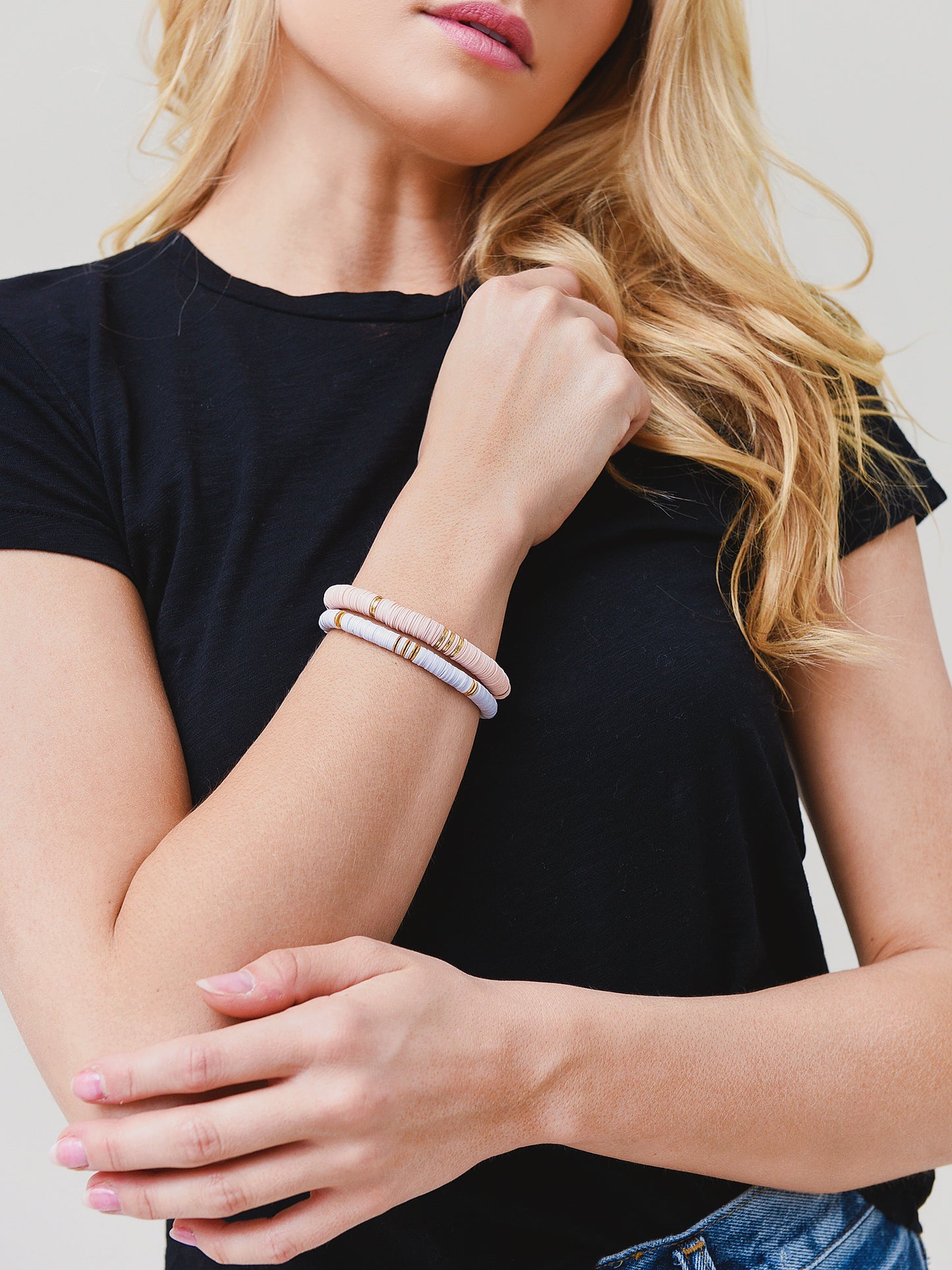 DISC BRACELETxLIGHTPINK-alt1