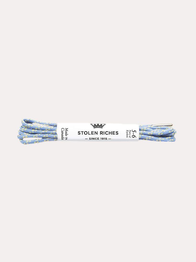 Stolen Riches Amalfi Blue Reflective 32 in. Shoe Laces Saint Bernard Stolen Riches Amalfi Blue Reflective 32 in. Shoe Laces Saint Bernard