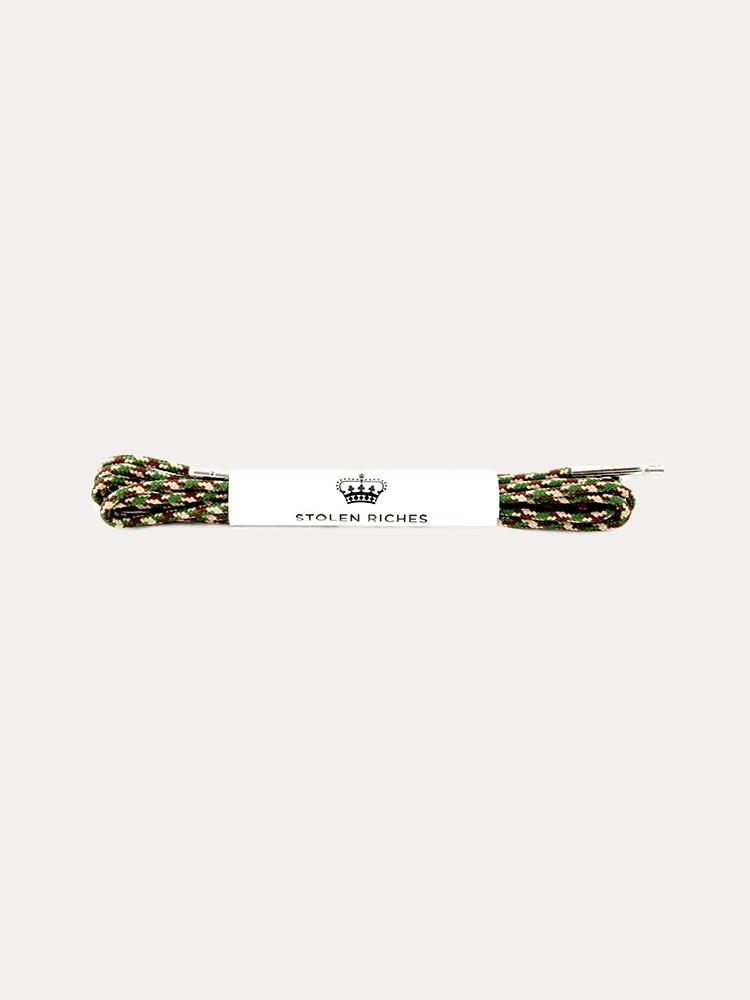 Stolen Riches Camo Green 27" Laces - Saint Bernard