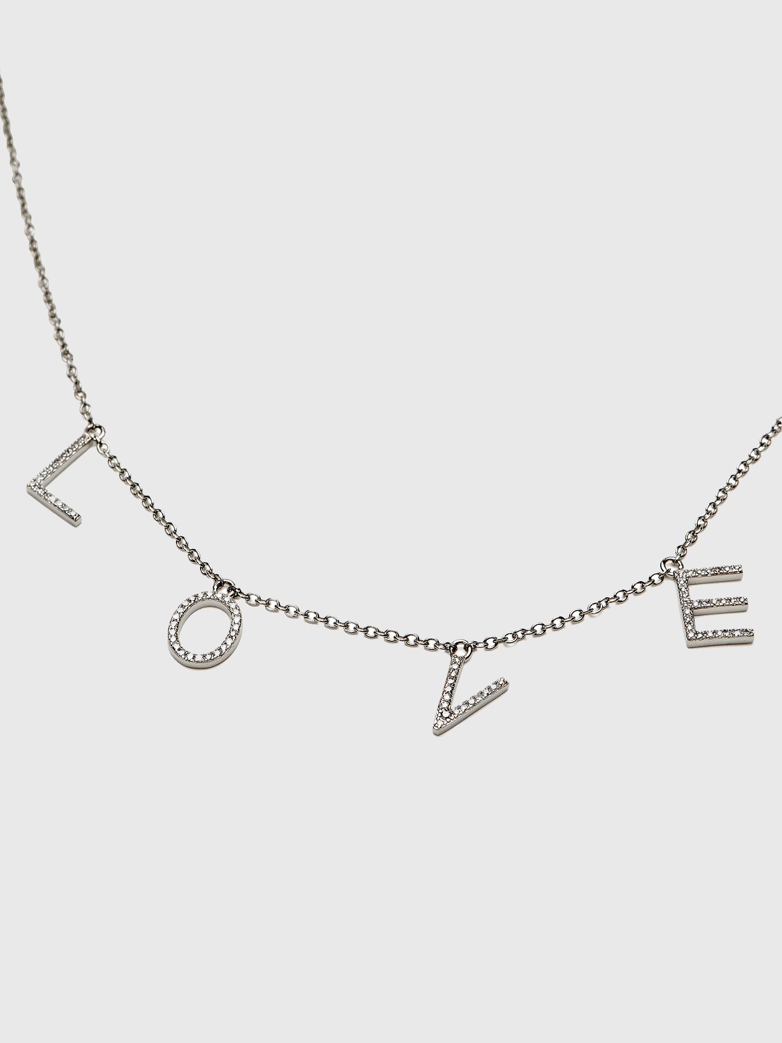 S. Bell Diamond Love Necklace - Saint Bernard