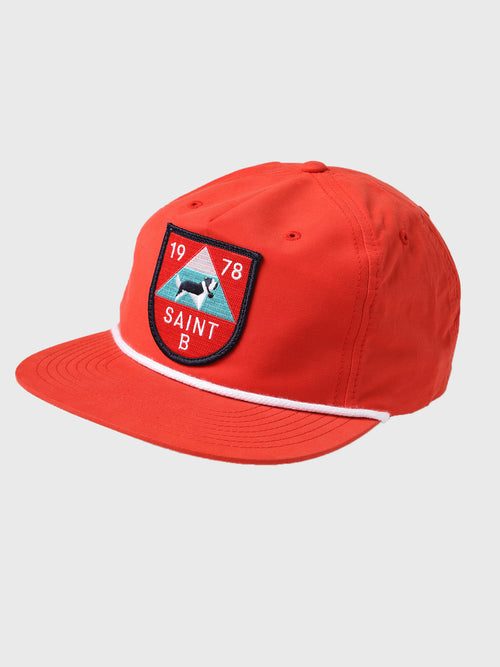 Saint Bernard Men's Dog Logo Patch Snapback Hat - Saint Bernard