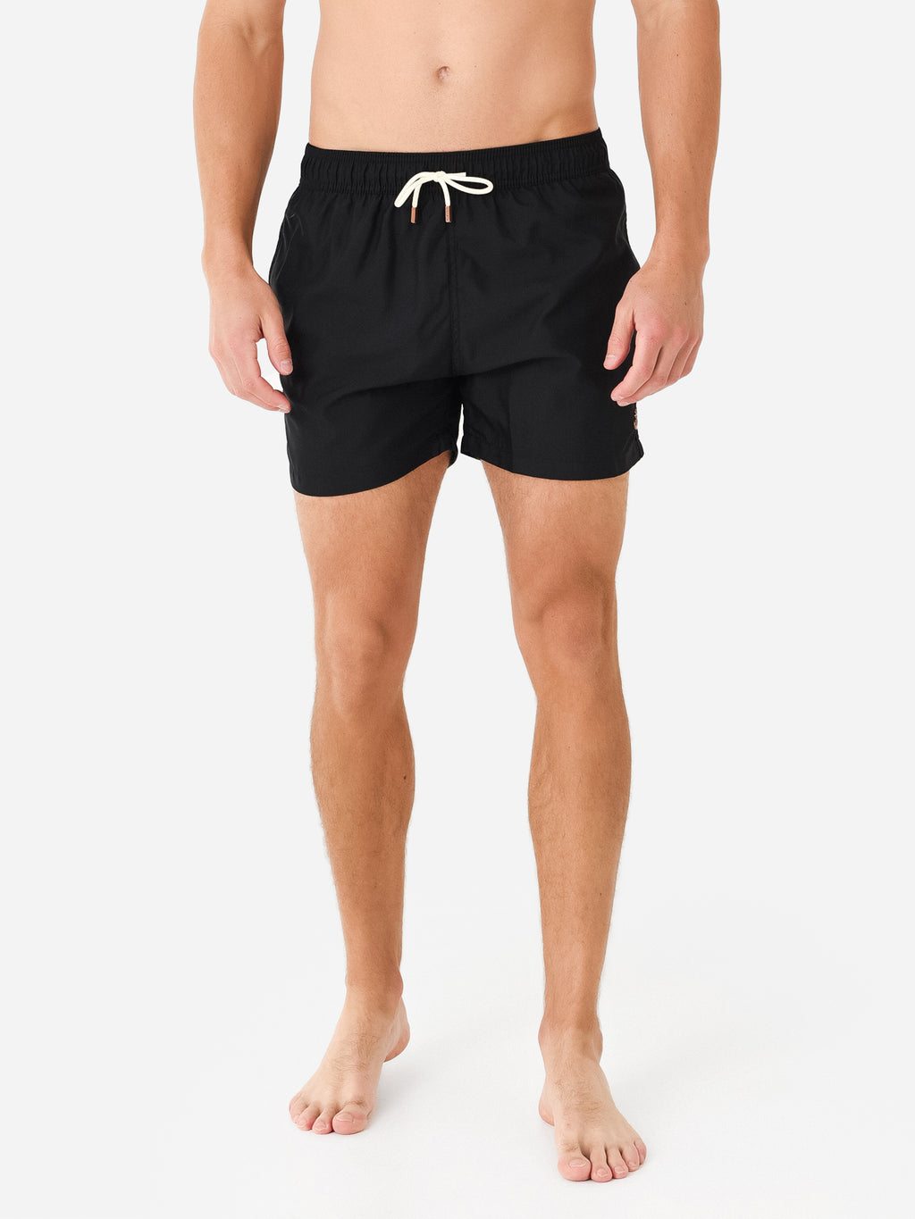 Retromarine Men's Double Black Swim Trunk - Saint Bernard