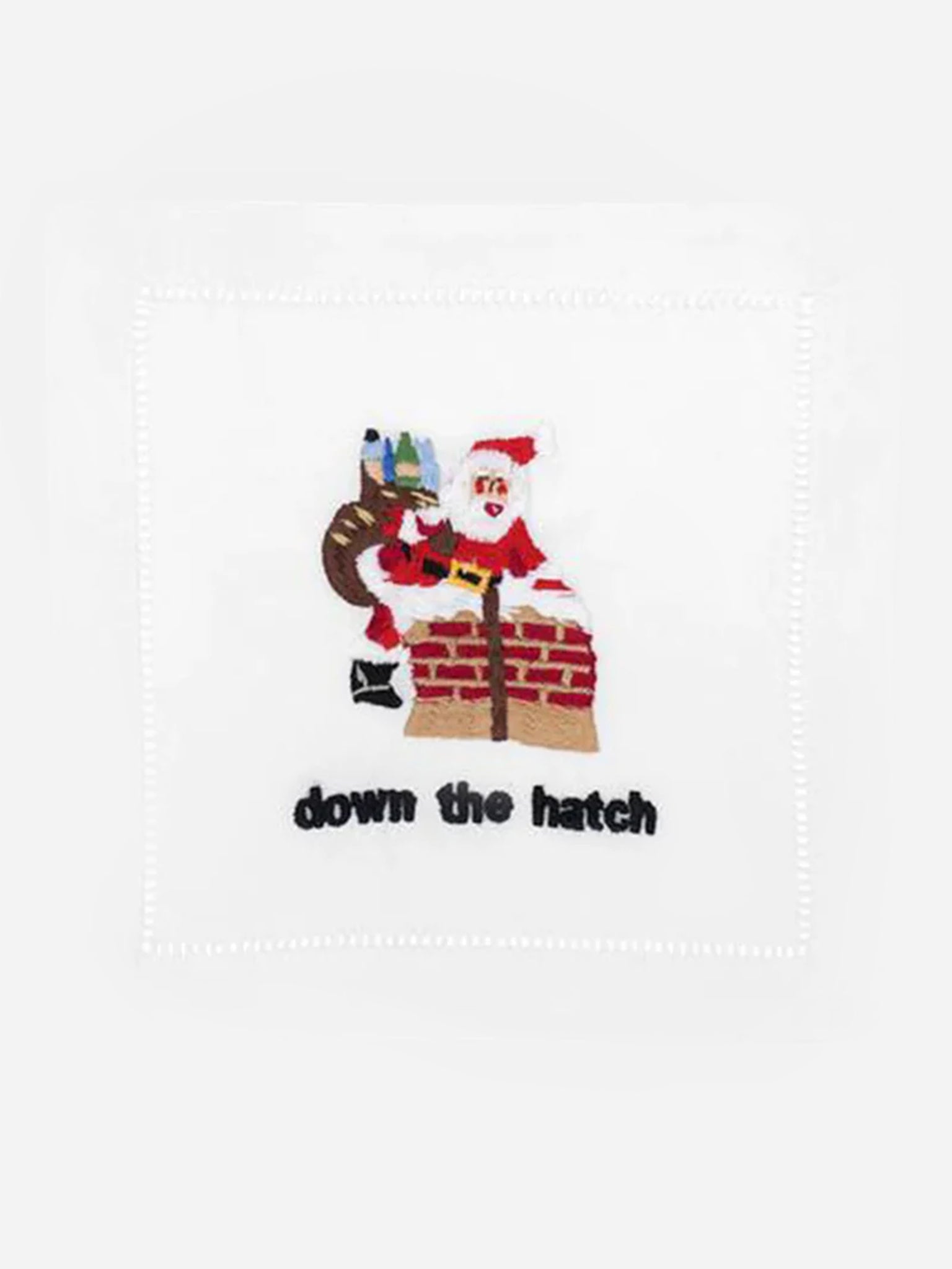 August Morgan Down The Hatch Cocktail Napkin Set - Saint Bernard