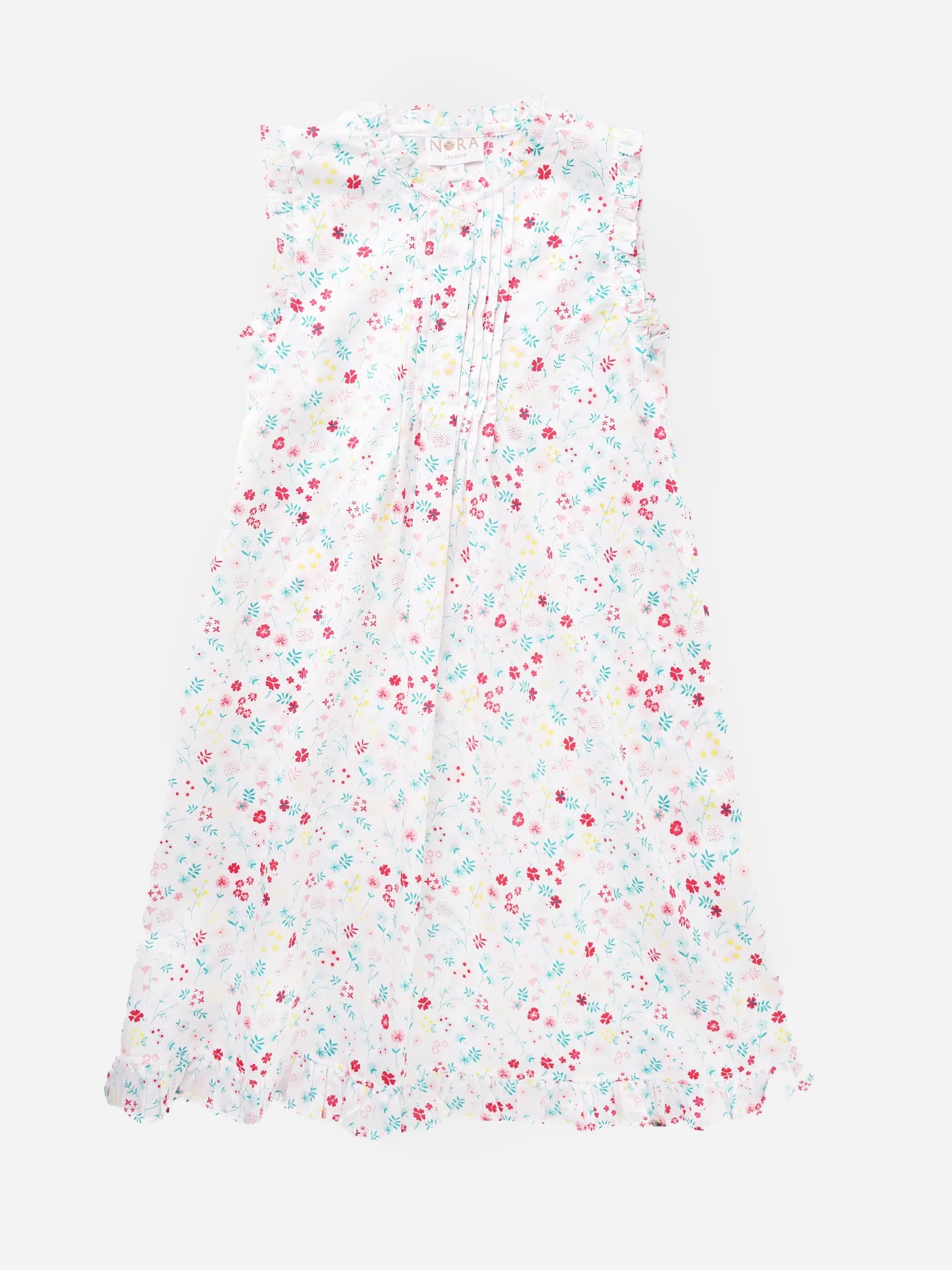 Lenora Girls' Floral Nightdress - Saint Bernard