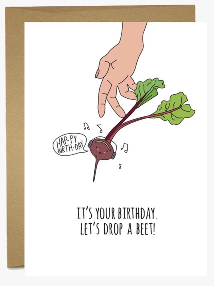 Humdrum Paper Drop a Beet - Saint Bernard