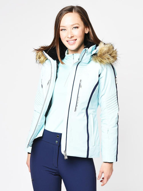 Descente Women`s Layla Faux Fur Jacket