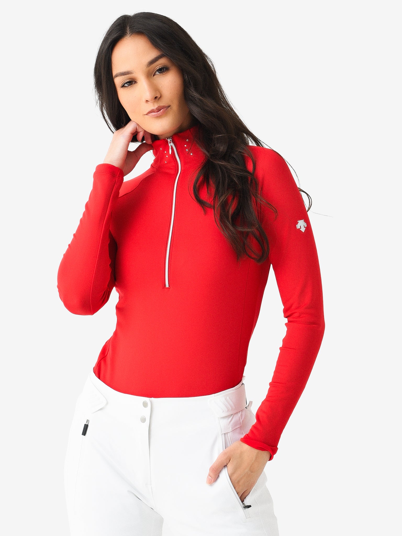 Descente Women's Sylvia Base Layer Top - Saint Bernard