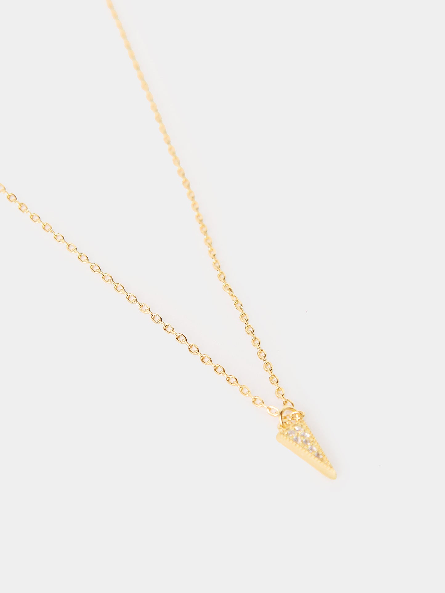 Shashi Dagger Pave Necklace - Saint Bernard
