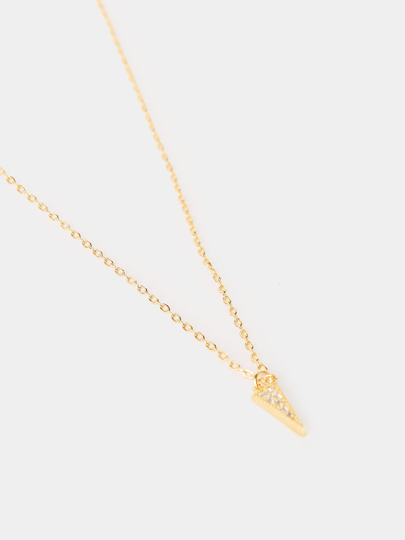 Shashi Dagger Pave Necklace - Saint Bernard