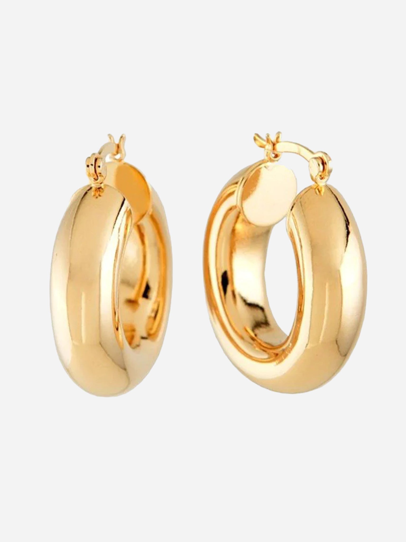 Martha Calvo Women's Donut Hoop Earrings - Saint Bernard