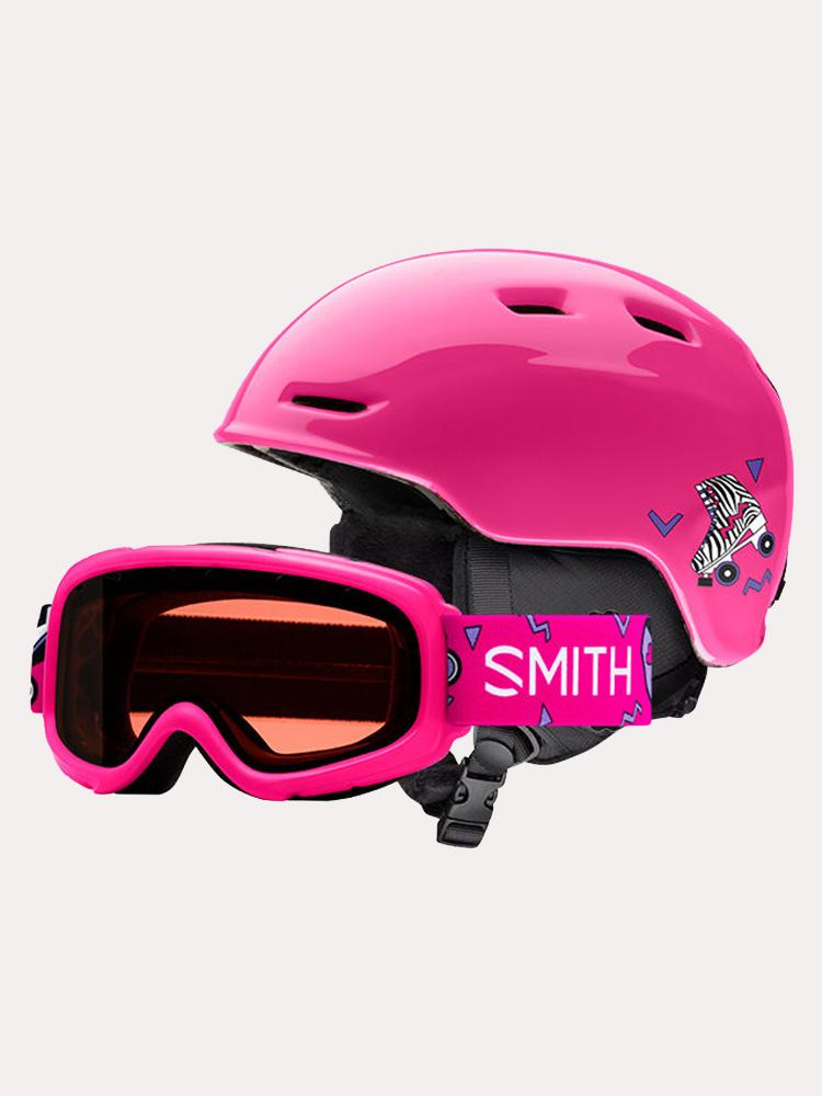 Smith Kids' Zoom Jr. Helmet Rascal Snow Goggles Combo