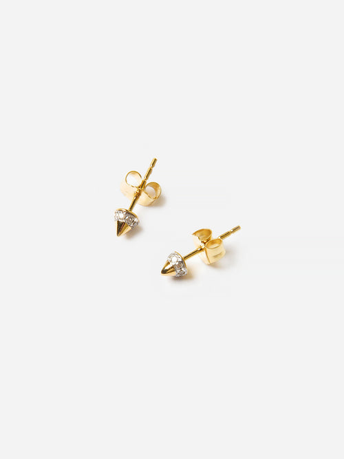 Adina Reyter Women's London Super Tiny Pavé Spike Earrings