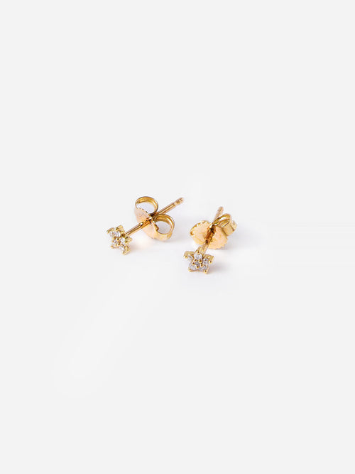 Adina Reyter Women's Paris Diamond Flower Stud Earrings