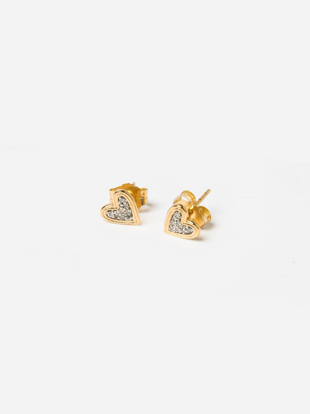 Adina Reyter Women's Make Your Move Pavé Heart Stud Earrings - Saint Bernard