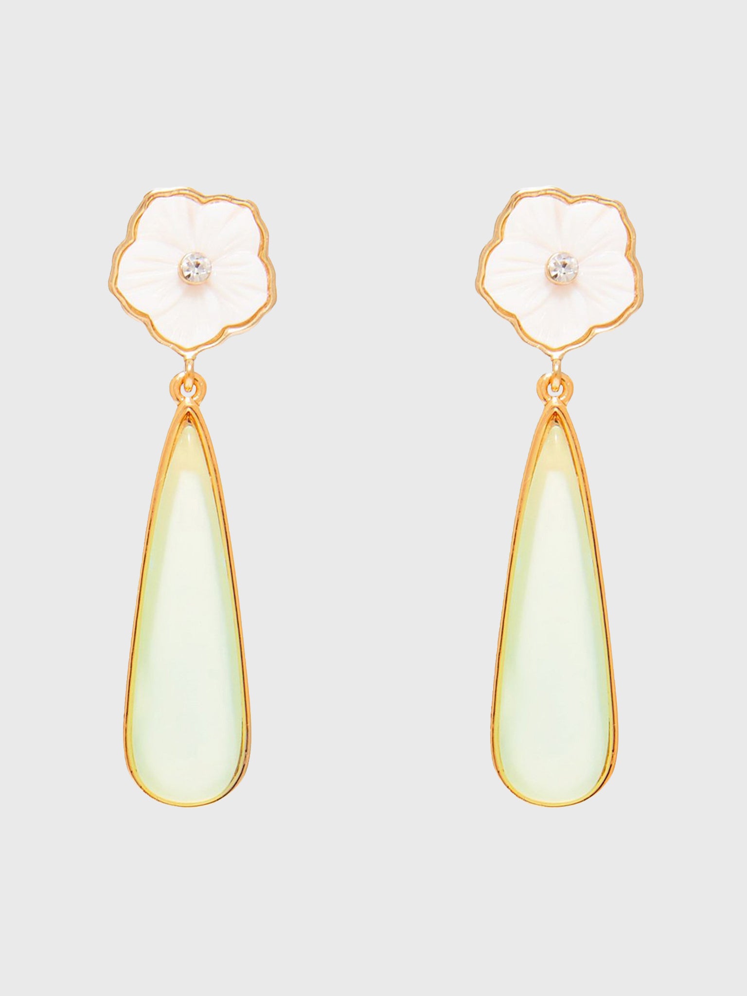Mignonne Gavigan Flora Drop-Style Earring - Saint Bernard