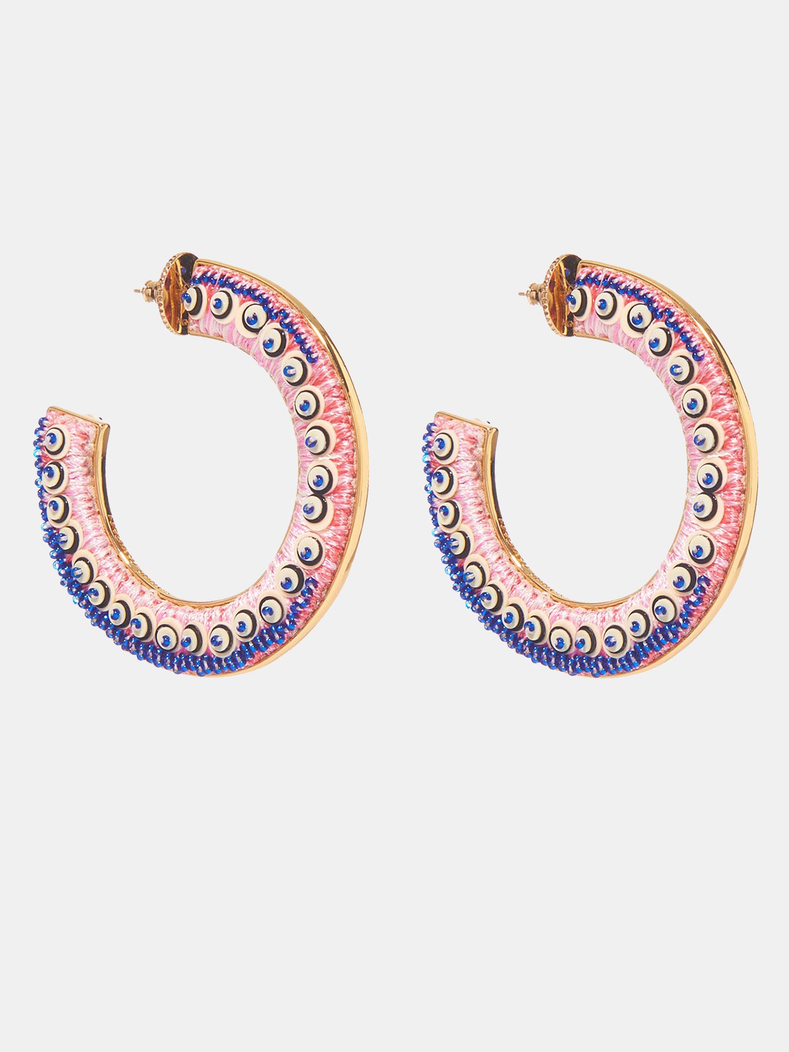 Mignonne Gavigan Mariana Hoop Pink White - Saint Bernard