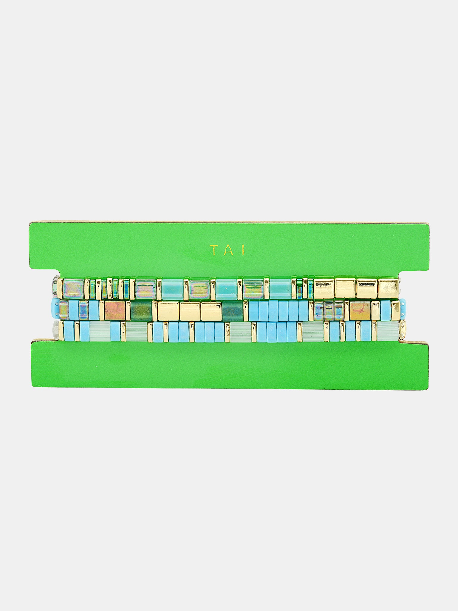 Tai Set of Three Beaded Bracelets - Saint Bernard