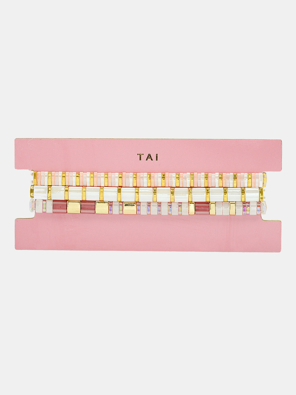 Tai Set of Three Beaded Bracelets - Saint Bernard