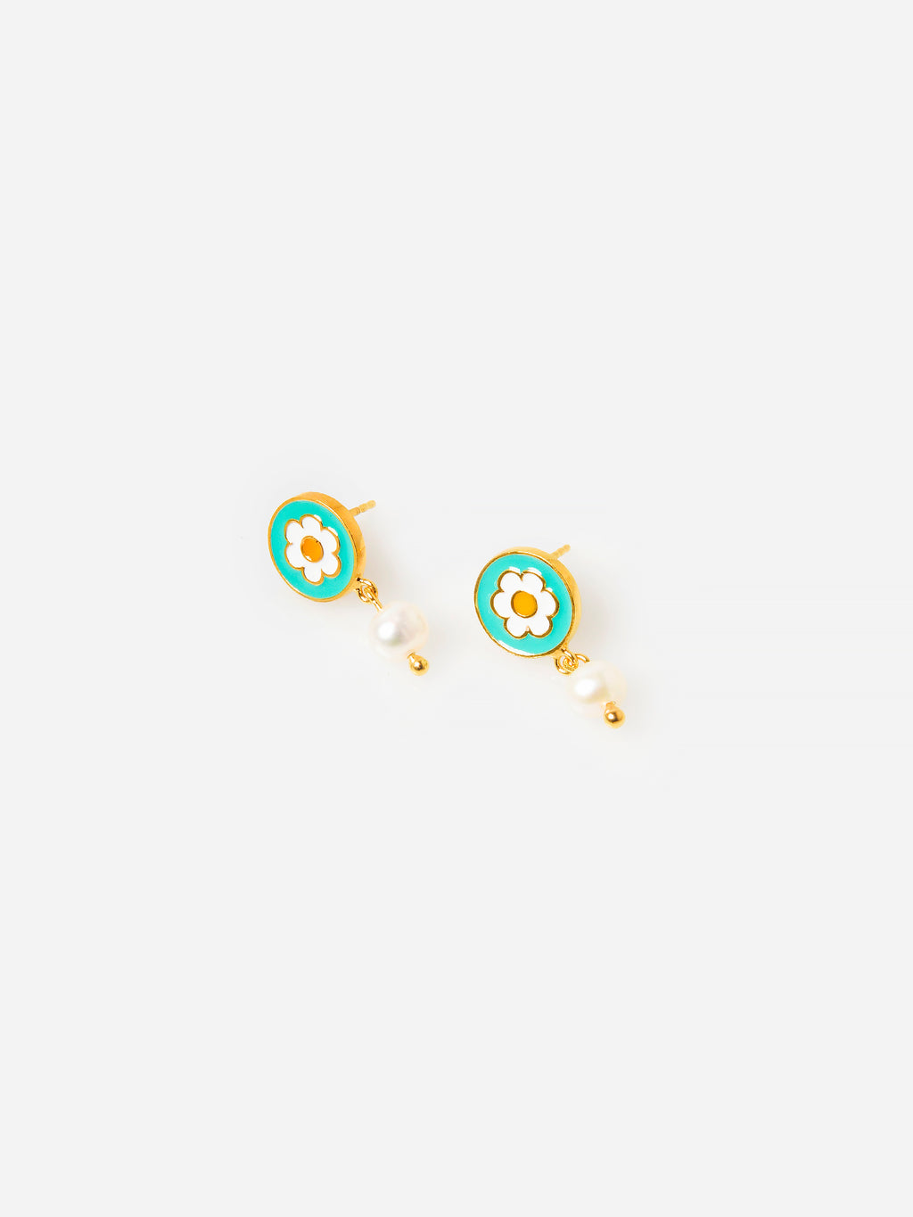 10 Deco Art Women's Flower Kiss Earrings - Saint Bernard
