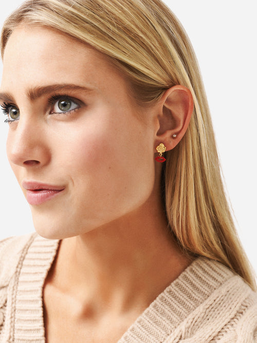 10 Deco Art Rose's Secret Earrings