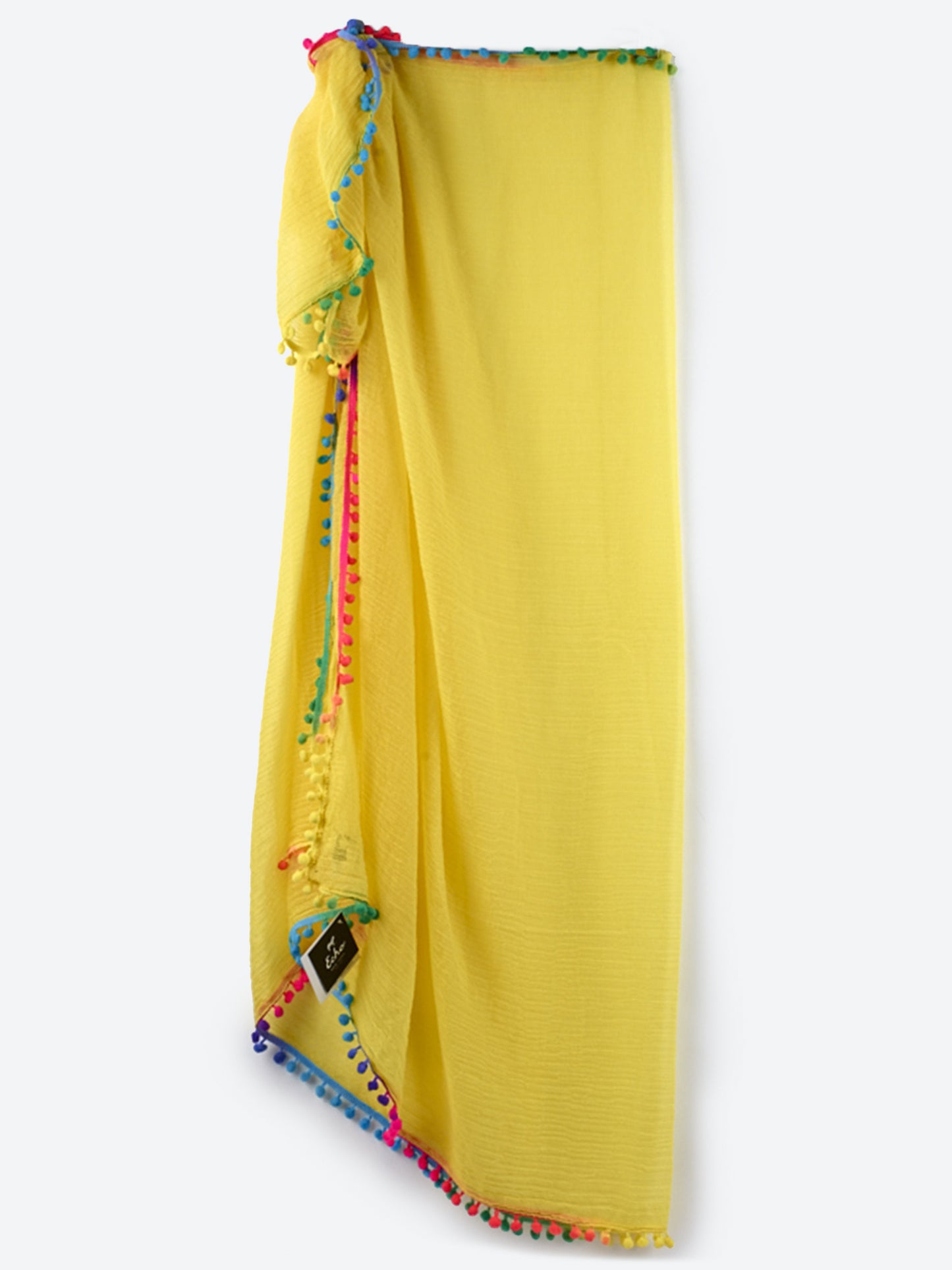 Echo Women's Pom Pom Pareo Cover-Up - Saint Bernard