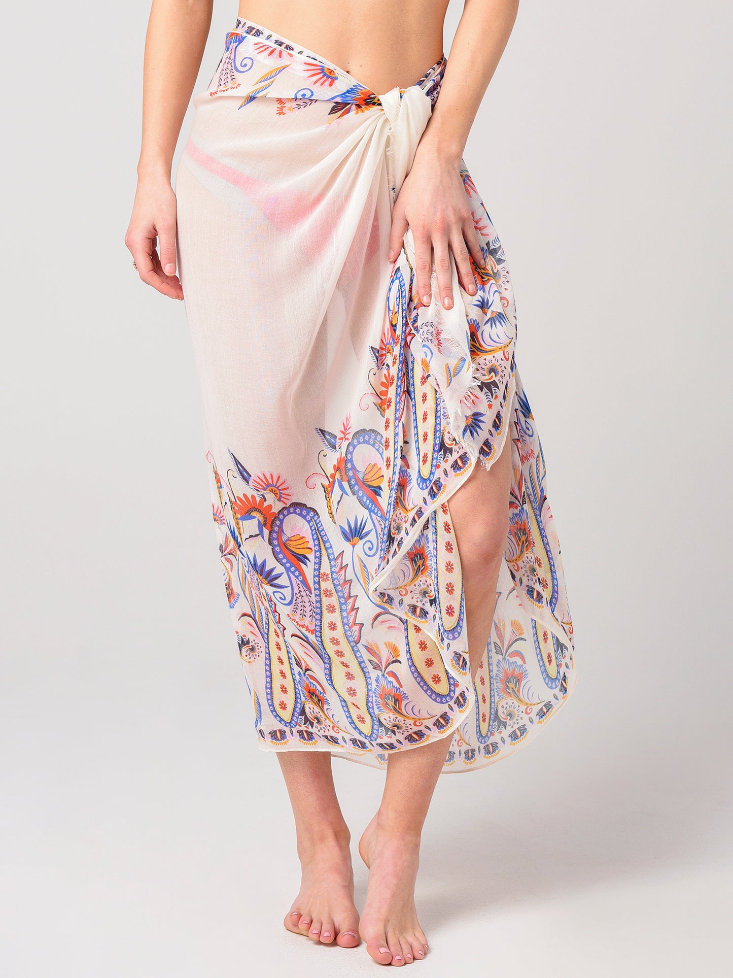 Echo Women's Paisley Pareo Wrap - Saint Bernard