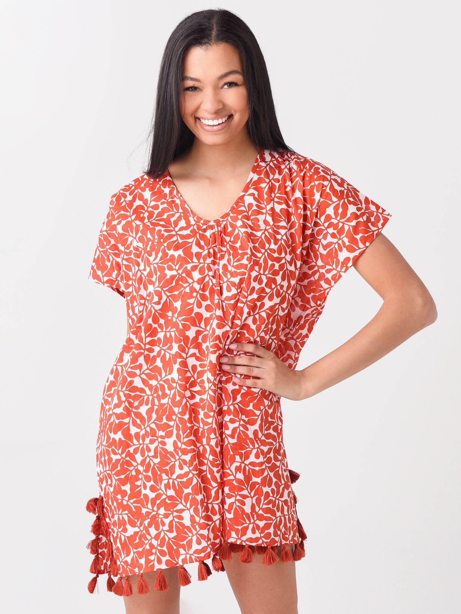 Echo Women's Climbing Vines Caftan - Saint Bernard