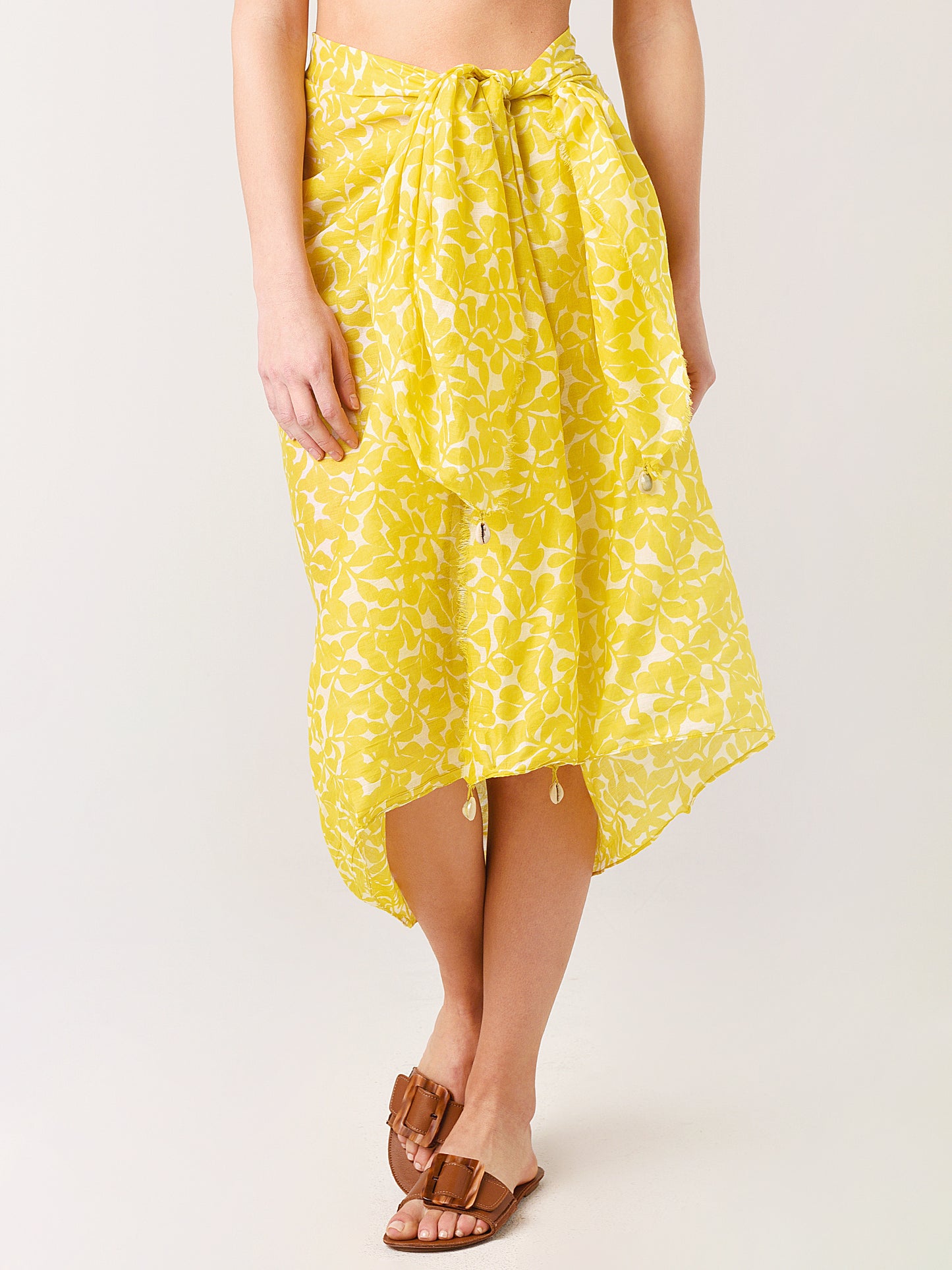 Echo Women's Gauze Climbing Vines Pareo - Saint Bernard