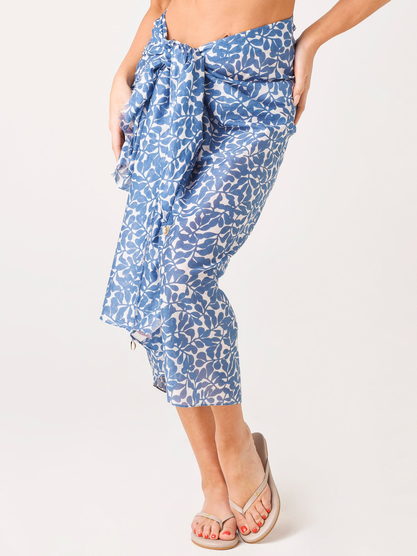 Echo Women's Gauze Climbing Vines Pareo - Saint Bernard