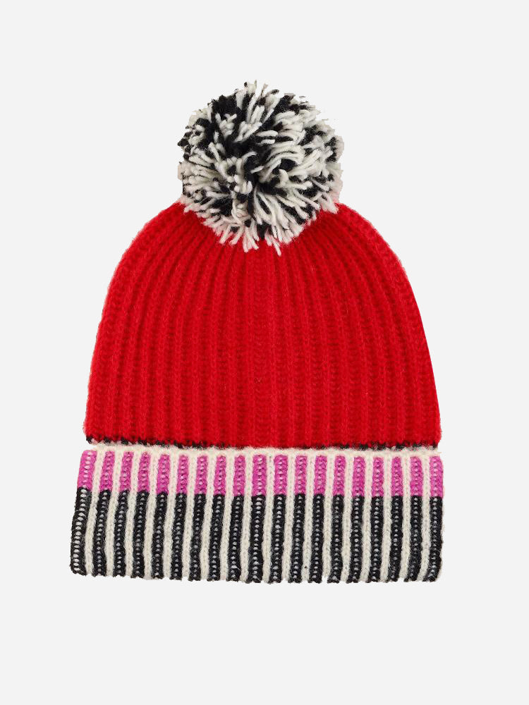 Echo Lollipop Beanie with Pom - Saint Bernard
