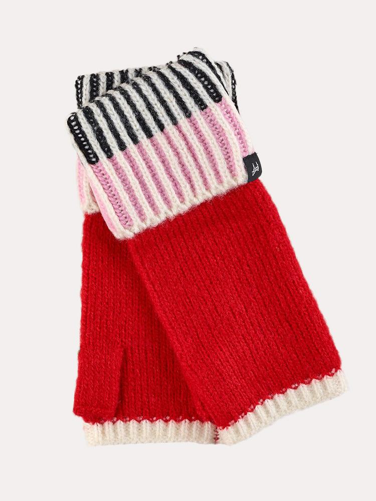 Echo Lollipop Fingerless Gloves - Saint Bernard