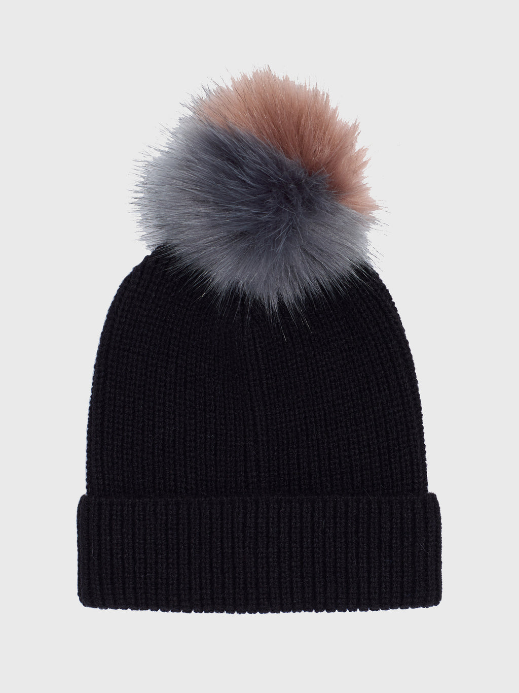 Echo Women's Ribbed Faux Fur Pom Hat - Saint Bernard