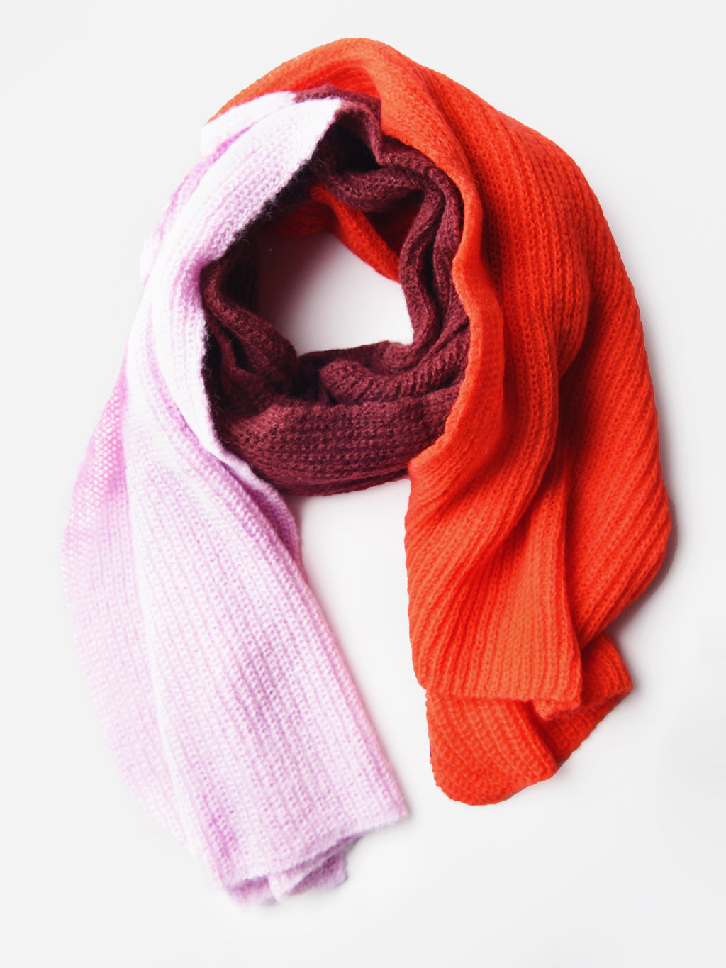 Echo Women's Brushed Triple Block Scarf - Saint Bernard