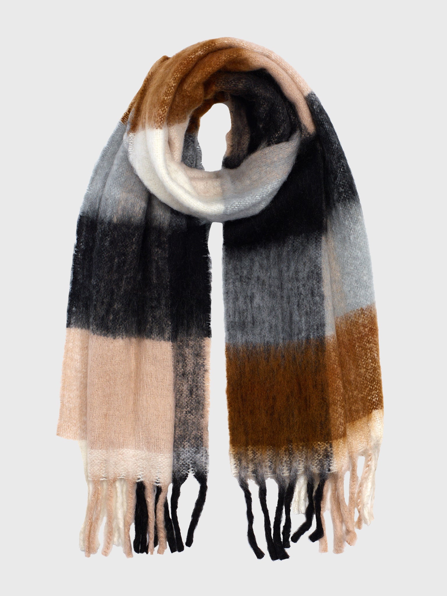 Echo Women's Bright Blocks Wrap Scarf - Saint Bernard
