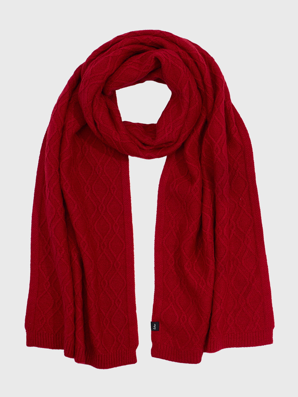 Echo Women's Recycled Cable Scarf - Saint Bernard