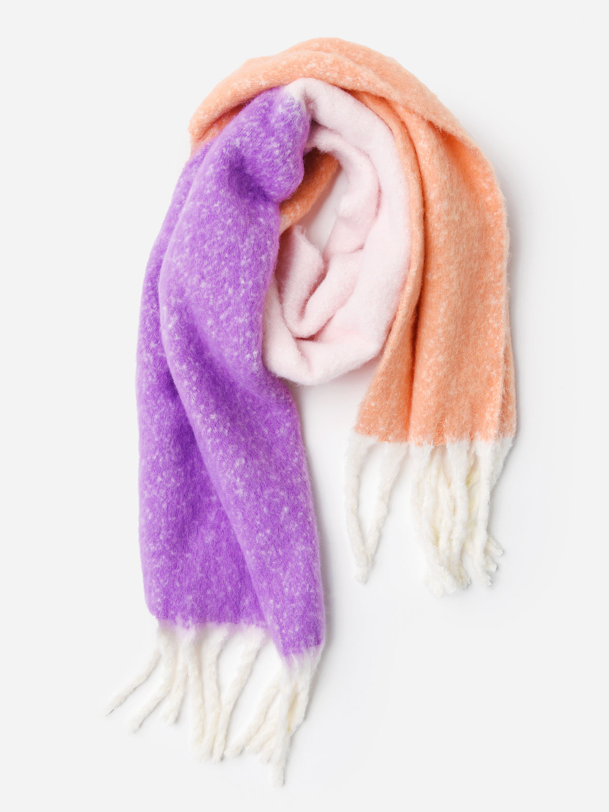 Echo Women's Brushed Blocked Scarf - Saint Bernard