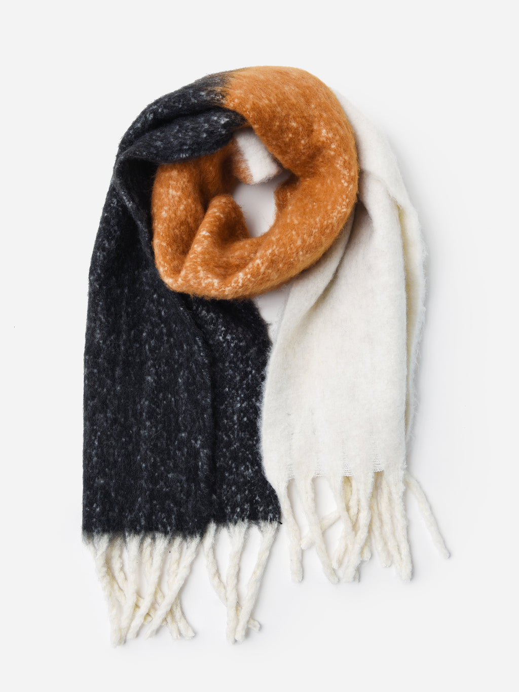 Echo Women's Brushed Blocked Scarf - Saint Bernard