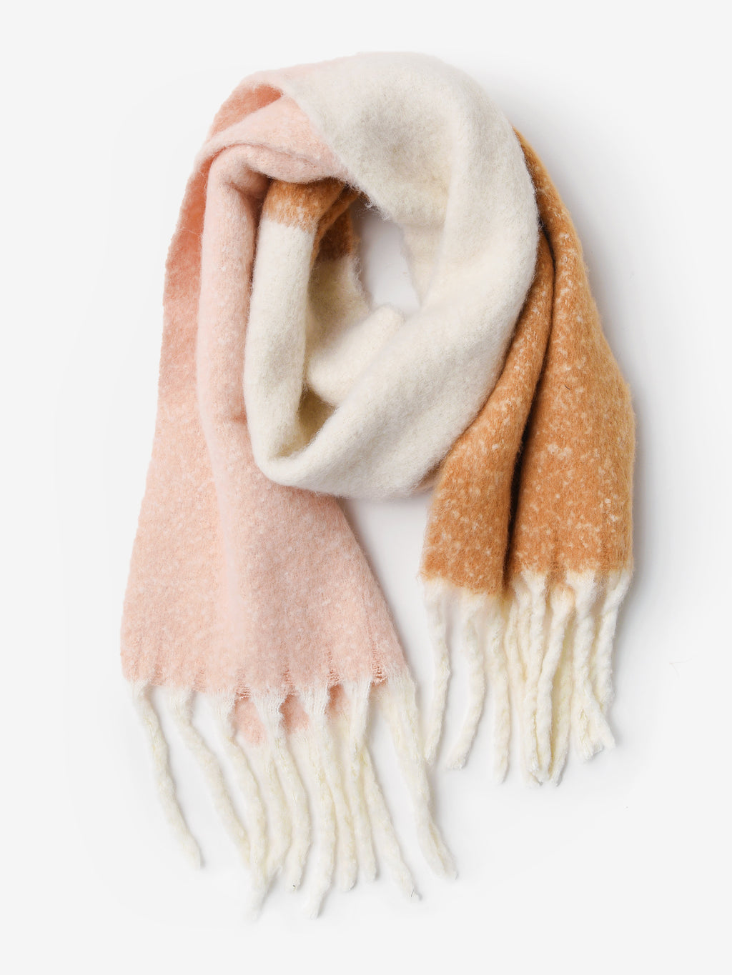 Echo Women's Brushed Blocked Scarf - Saint Bernard